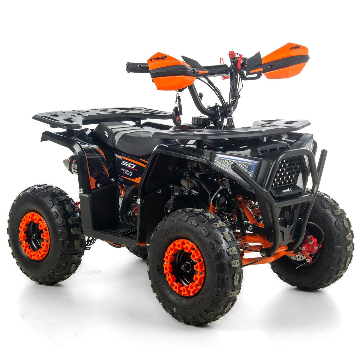 Mini atv Asix Dusty, roti 6inch, 50cc, 2 timpi, pornire electromotor