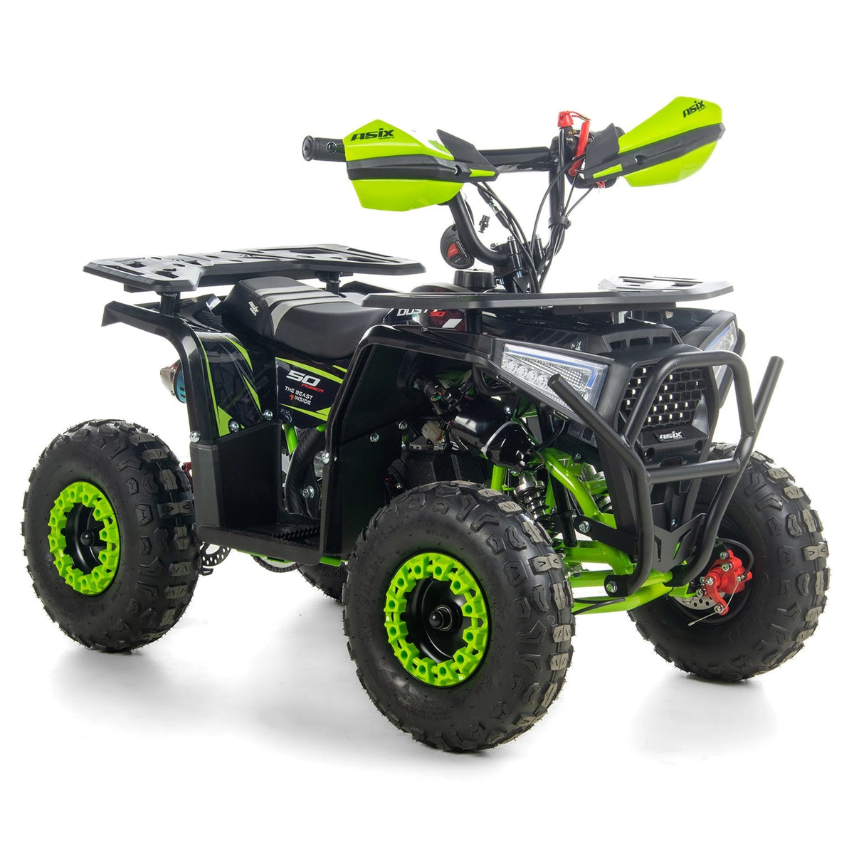 Mini atv Asix Dusty, roti 6inch, 50cc, 2 timpi, pornire electromotor