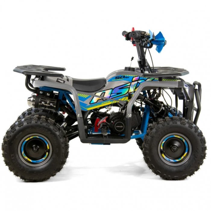 Mini atv Asix M10, roti 6inch, 50cc, 2 timpi, pornire electromotor