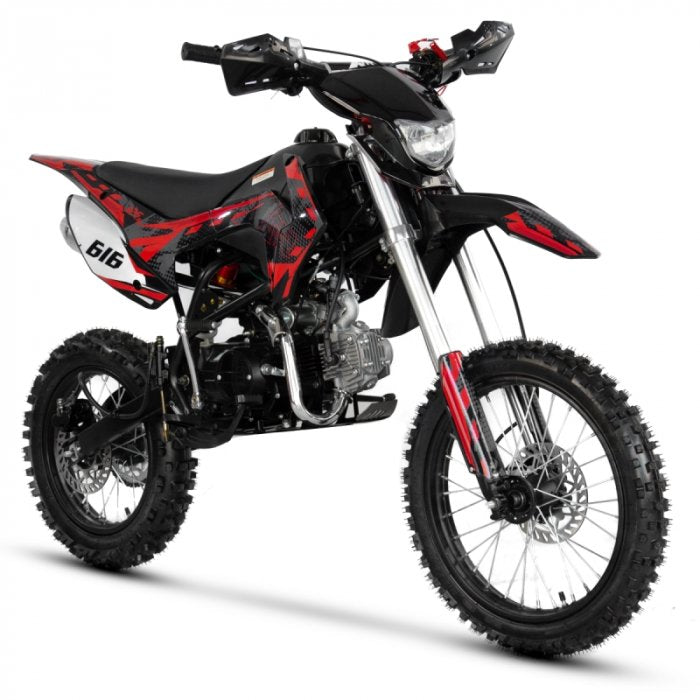 Motocicleta Cross/Enduro copii 4T XTR 616, 125cc, roti 17/14, pornire electric + pedala