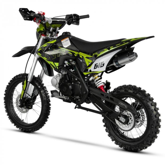 Motocicleta Cross/Enduro copii 4T XTR 616, 125cc, roti 17/14, pornire electric + pedala