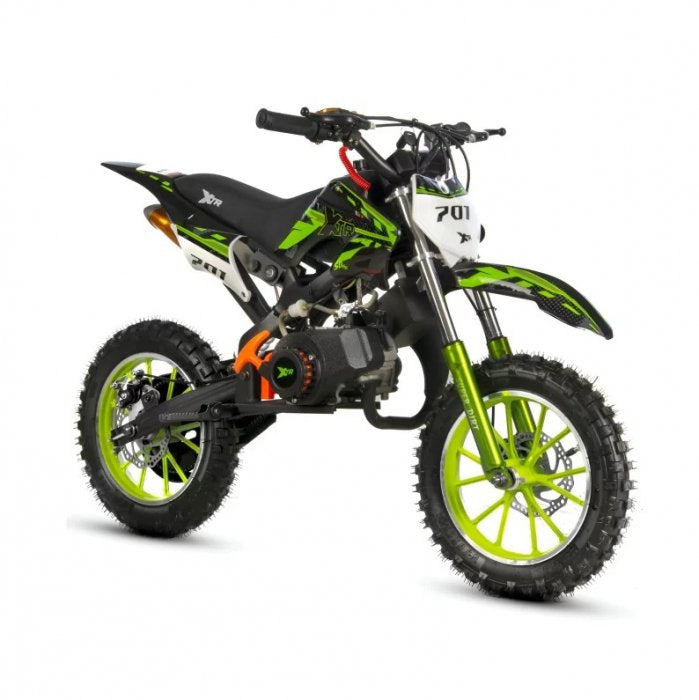 Mini Cross XTR 701, 50cc, 2 timpi, pornire sfoara, roti 10 inch