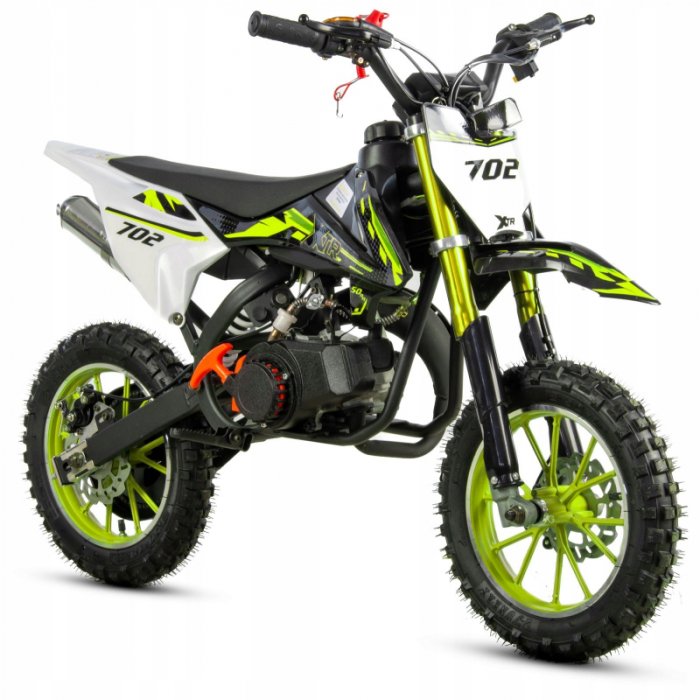 Mini Cross XTR 702, 50cc, 2 timpi, pornire sfoara, roti 10 inch