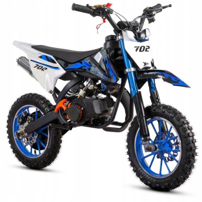 Mini Cross XTR 702, 50cc, 2 timpi, pornire electromotor, roti 10 inch