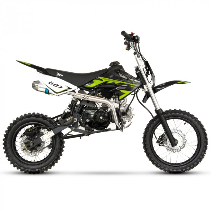 Motocicleta Cross/Enduro copii 4T XTR 607M, 125cc, roti 14/12, pornire electromotor, schimbator viteze