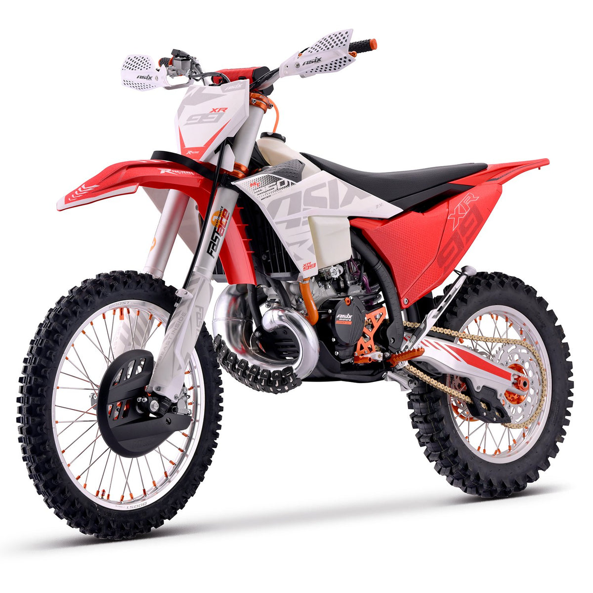Motocicleta Cross/Enduro Asix XR99 2T, 250cc, roti 21/18", pornire electric, racire apa