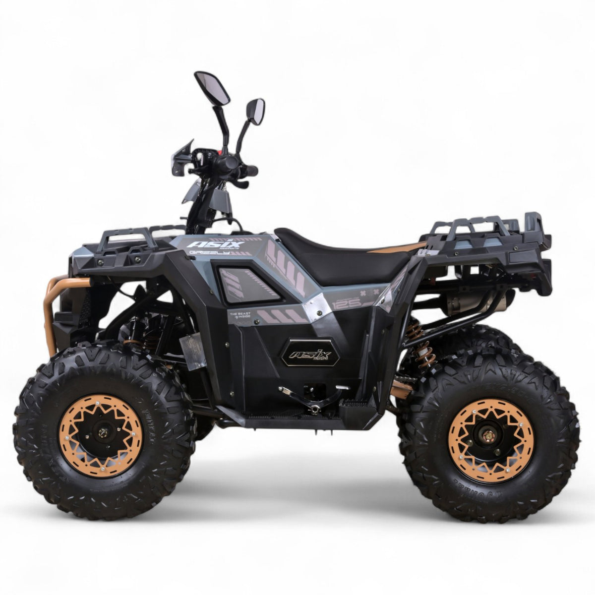 Atv copii Asix Grizzly 125cc, roti 8 inch, 1+1 viteze