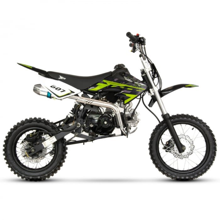 Motocicleta Cross/Enduro copii 4T XTR 607M, 125cc, roti 14/12, pornire electromotor, transmisie automata