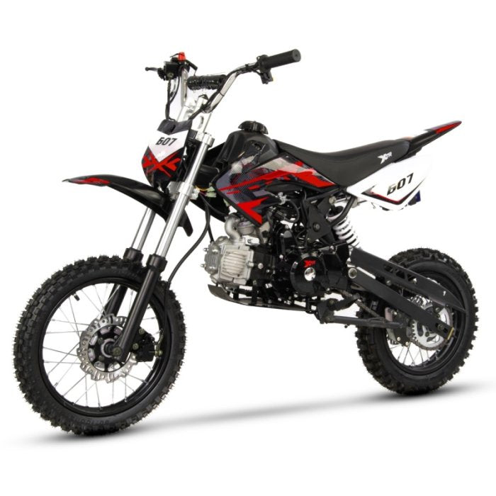 Motocicleta Cross/Enduro copii 4T XTR 607M, 125cc, roti 14/12, pornire electromotor, transmisie automata