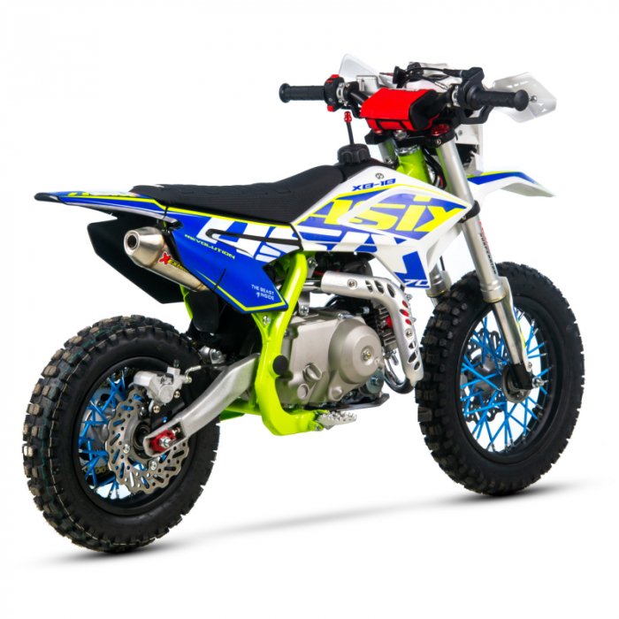 Motocicleta Enduro/Cross Asix XB18, 70cc, 4T, roti 12"/10", pornire electromotor