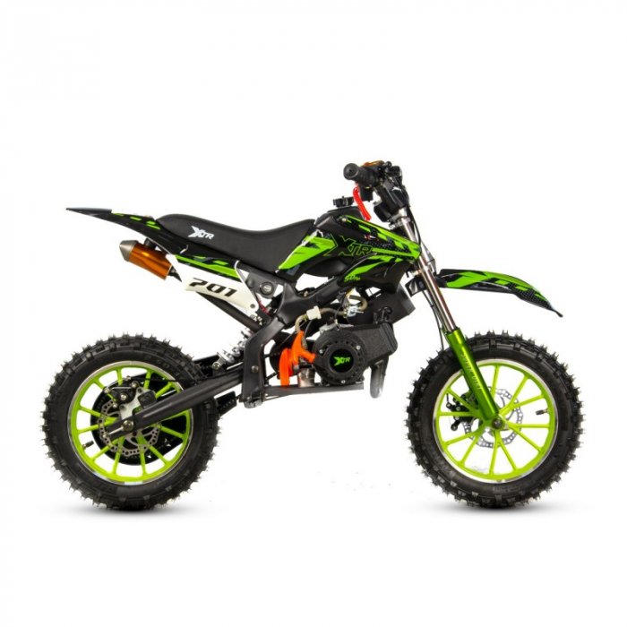 Mini Cross XTR 701, 50cc, 2 timpi, pornire electromotor, roti 10 inch