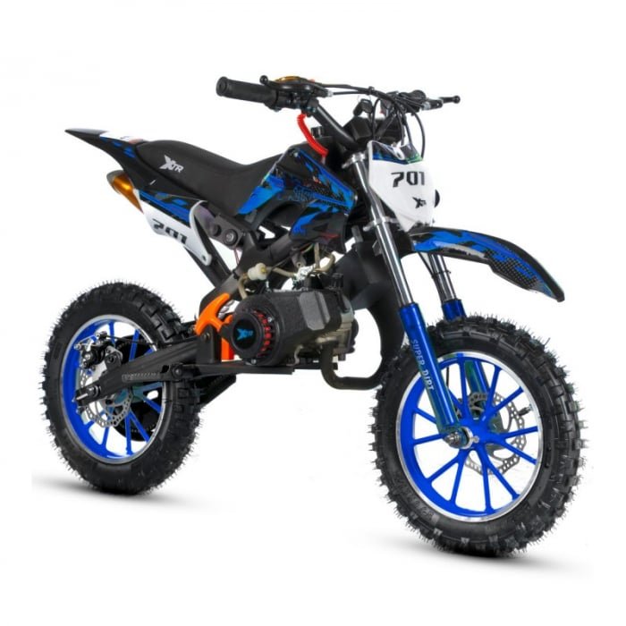 Mini Cross XTR 701, 50cc, 2 timpi, pornire electromotor, roti 10 inch