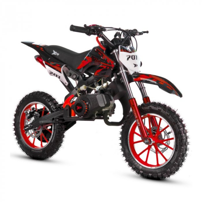 Mini Cross XTR 701, 50cc, 2 timpi, pornire electromotor, roti 10 inch