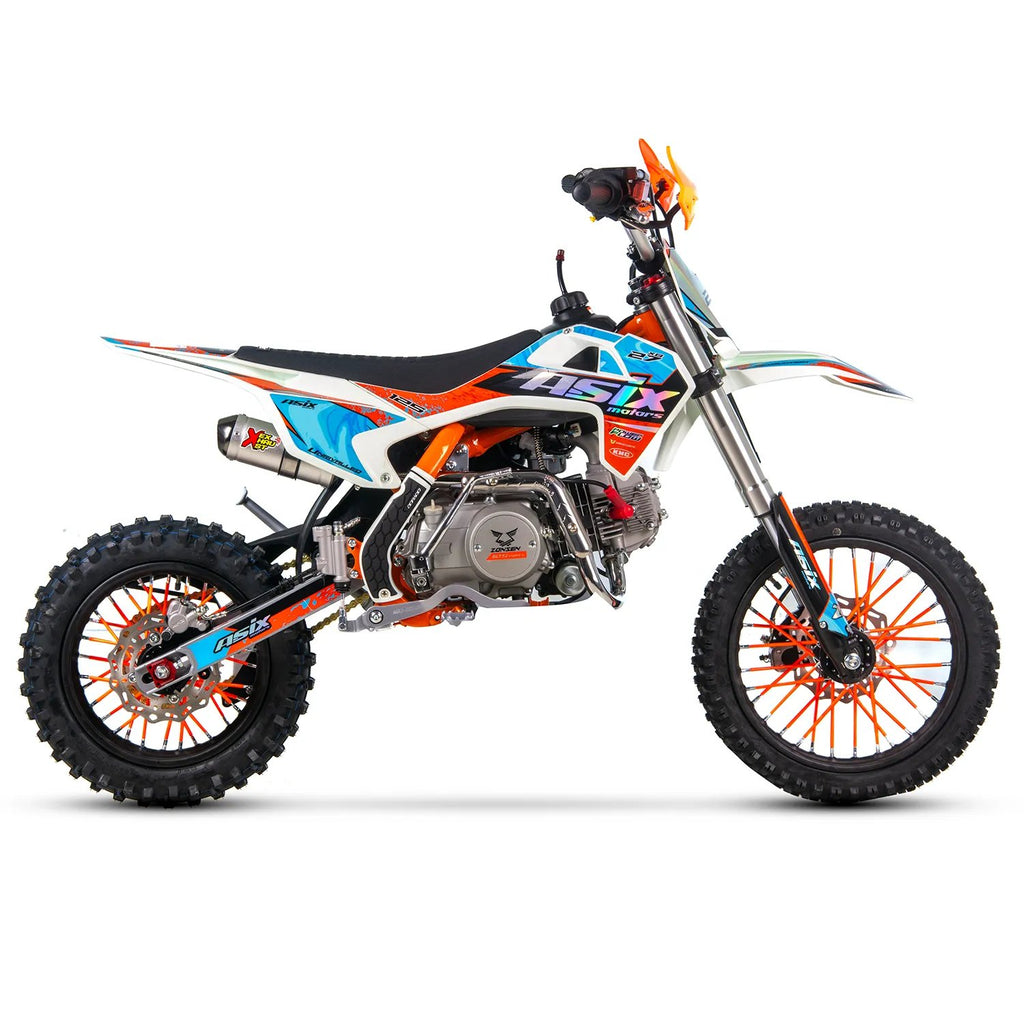 Motocicleta Enduro/Cross Asix XB27 A1, 125cc, 4T, roti 14"/12", pornire electromotor