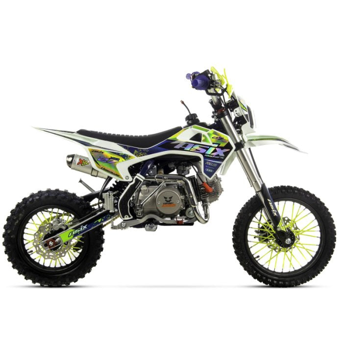 Motocicleta Enduro/Cross Asix XB27 A2, 125cc, 4T, roti 14"/12", far, pornire electromotor