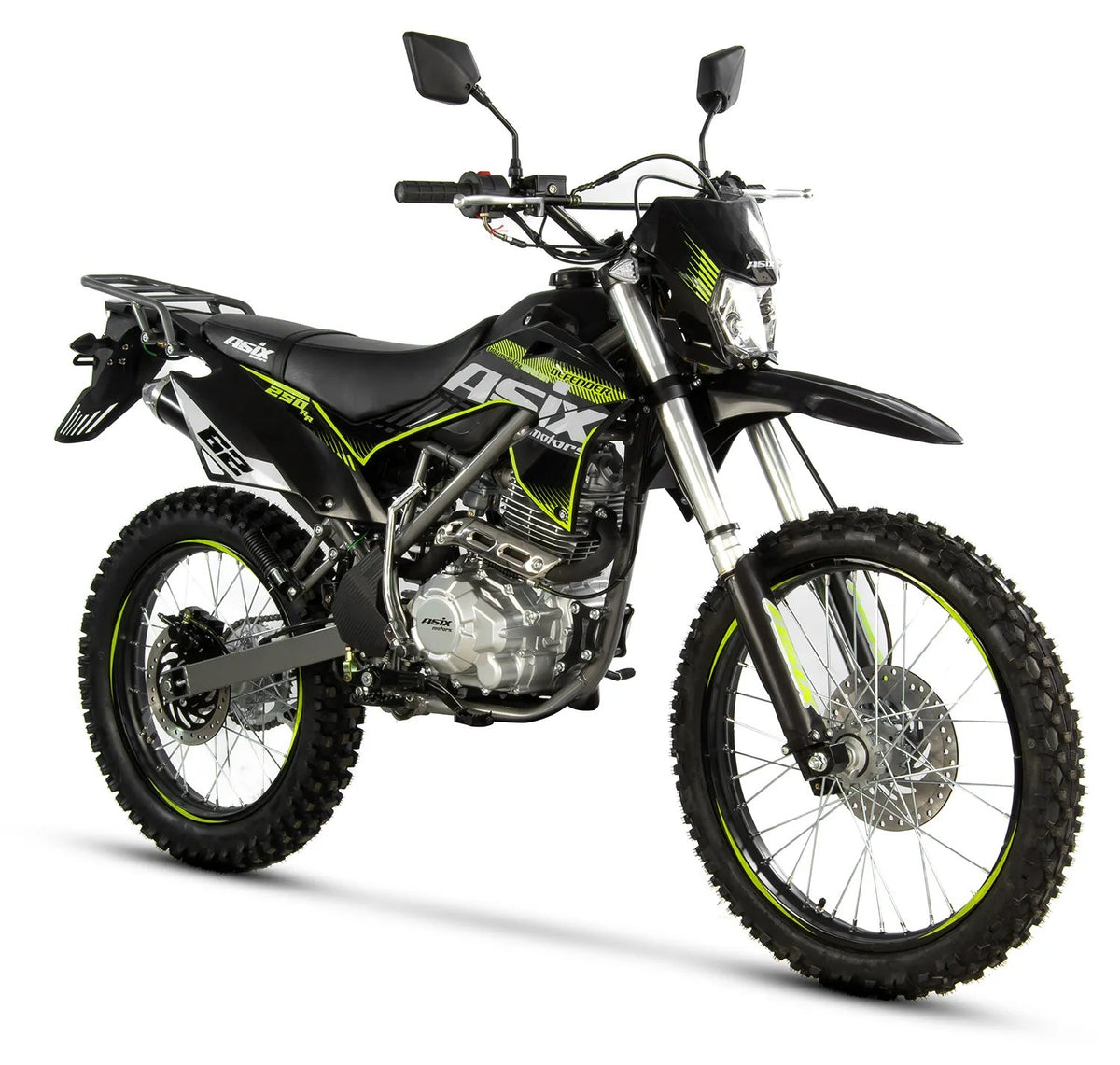 Motocicleta Cross/Enduro Asix Defender XB82, 250cc, roti 21/18", pornire electric/picior