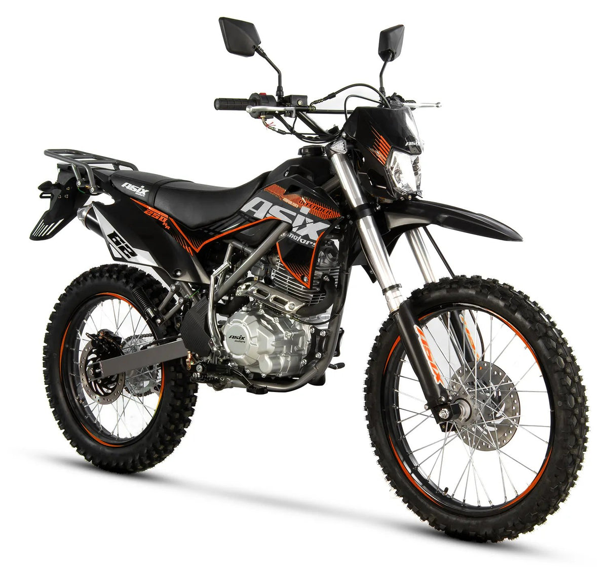 Motocicleta Cross/Enduro Asix Defender XB82, 250cc, roti 21/18", pornire electric/picior