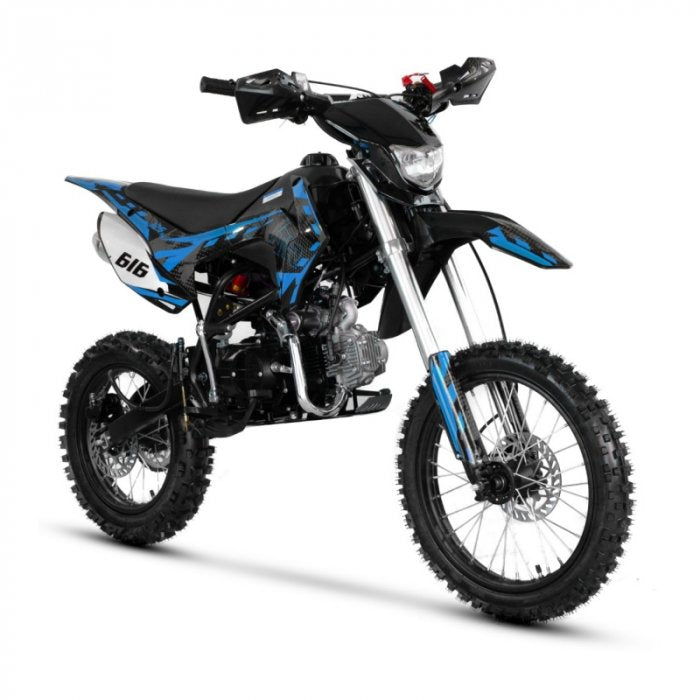 Motocicleta Cross/Enduro copii 4T XTR 616, 150cc, roti 19/16, cu far, pornire electromotor