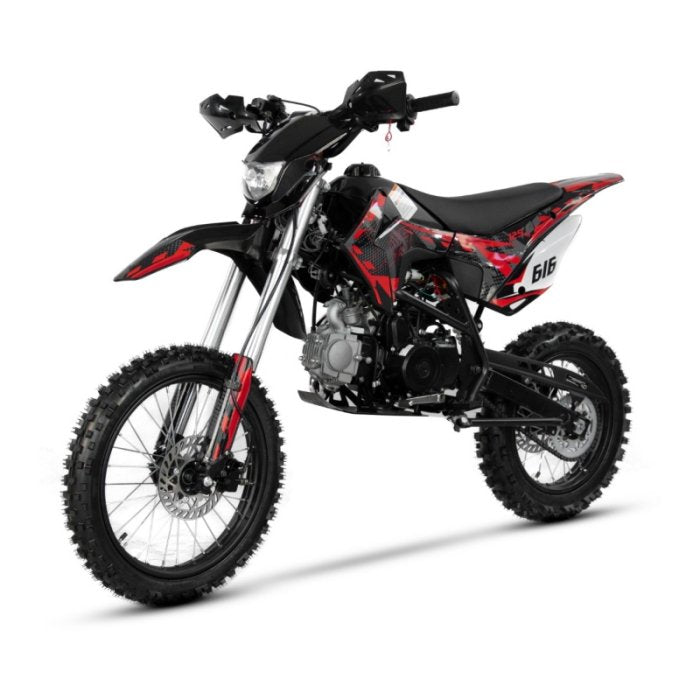 Motocicleta Cross/Enduro copii 4T XTR 616, 150cc, roti 19/16, cu far, pornire electromotor