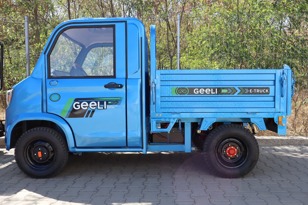 GEELI E-TRUCK electric utility vehicle — left side view