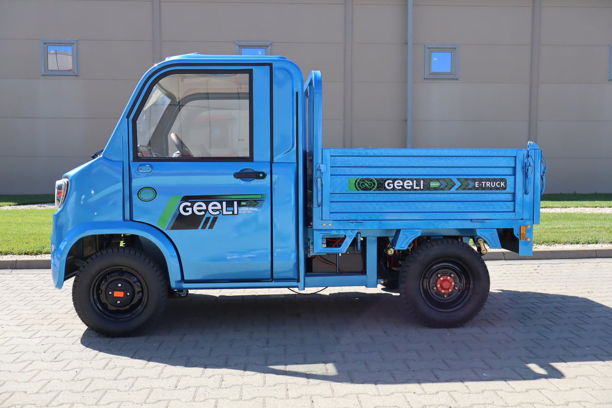 GEELI E-TRUCK electric utility vehicle — side profile