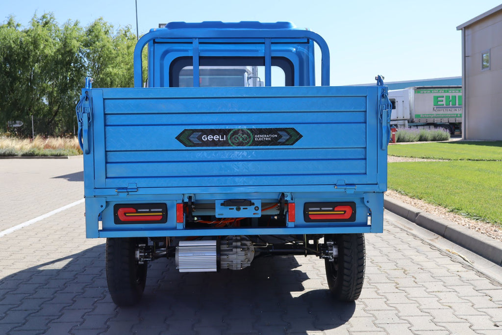 GEELI E-TRUCK electric utility vehicle — rear view