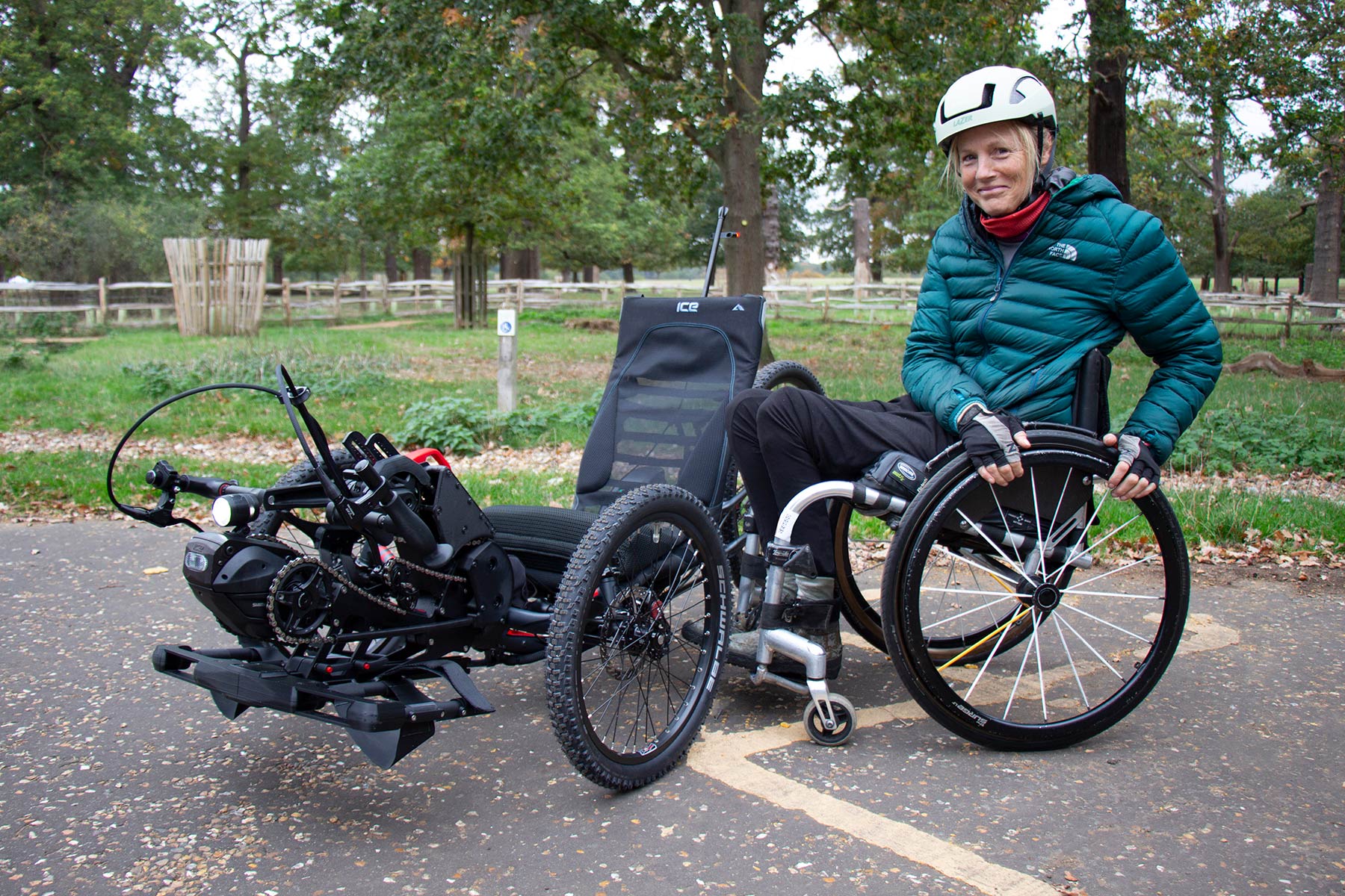 ICE Handcycle acțiune